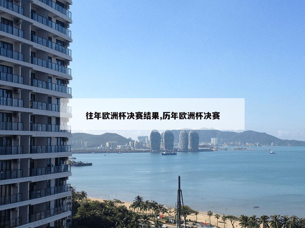 往年欧洲杯决赛结果,历年欧洲杯决赛